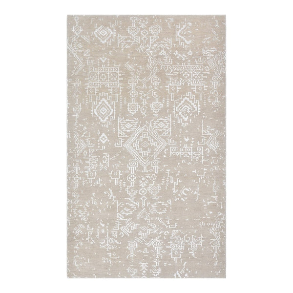 Justin Contemporary Transitional Hand-Knotted Area Rug