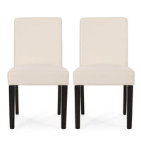 Kuna Contemporary Upholstered Dining Chair (Set of 2) by Christopher Knight Home