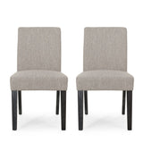 Kuna Contemporary Upholstered Dining Chair (Set of 2) by Christopher Knight Home