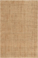 Boucle Hand-Woven Jute Rug Farmhouse Solid Pattern Natural Chunky-Textured Rug