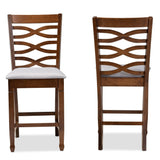 Lanier Modern and Contemporary Upholstered 2-Piece Pub Chair Set