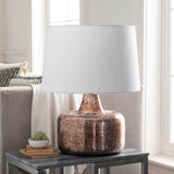 Maunie Antiqued Mid-Century 23.5-inch Table Lamp - 23.5"H x 18"W x 18"D