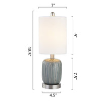Maxax 18.5'' Ceramic Table Lamp Set (Set of 2)