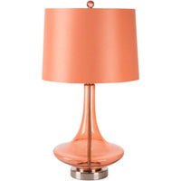 Modern Solid Orange Bray Table Lamp