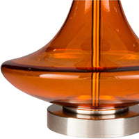 Modern Solid Orange Bray Table Lamp