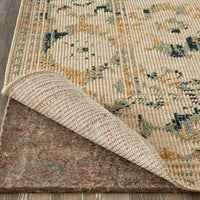 Home Bheri Woven Vintage Soft Area Rug - Cream/Orange and Cream/Teal
