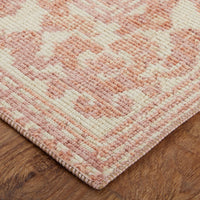 Home Bheri Woven Vintage Soft Area Rug - Cream/Orange and Cream/Teal