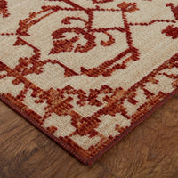 Home Pokara Woven Area Rug  Red