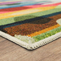 Home Colorful Bottles Kitchen Mat Scatter Rug