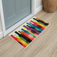 Home Colorful Bottles Kitchen Mat Scatter Rug