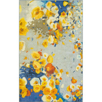Home Floral Winds Abstract Soft Area Rug