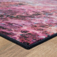Home Fractal Abstract Soft  Area Rug  Purple