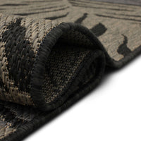 v Home Kennedee Gray Tropical Floral Indoor/Outdoor Area Rug Gray, Taupe, Charcoal