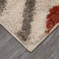 Home Laguna Tribal Diamond Shag Soft Area Rug