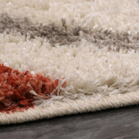 Home Laguna Tribal Diamond Shag Soft Area Rug