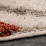 Home Laguna Tribal Diamond Shag Soft Area Rug