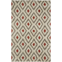 Home Laguna Tribal Diamond Shag Soft Area Rug