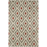 Home Laguna Tribal Diamond Shag Soft Area Rug
