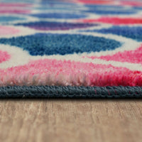 Home Mermaid Scales Geometric Tile Area Rug
