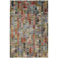 Home Met Iola Woven Soft  Area Rug Red/Blue