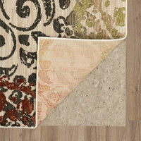 Home Metropolitan Renne Floral Swirl Soft Area Rug