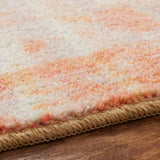 Home Mixed Media Abstract Stripe Soft Area Rug