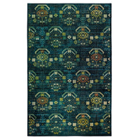 Home Cambridge Ornamental Tile Soft Area Rug