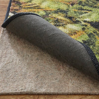 Home Tropical Verde Palm Border Soft Area Rug