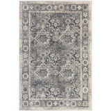 Home Fair Point Woven Area Rug Grey