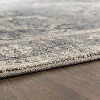 Home Fair Point Woven Area Rug Grey