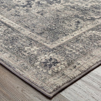 Home Fair Point Woven Area Rug Grey