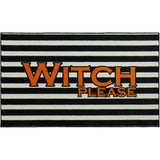 Home Witch Please Black Soft Area Rug. Black