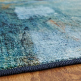 Home Painted Blocks Soft Area Rug