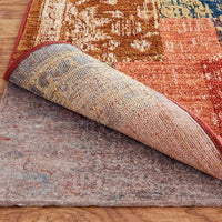 Home Patch Floral Soft Orange Multi Area Rug