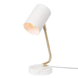 Novogratz x Globe 15" Athena White Desk Lamp - one size