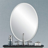 Regency 22" x 30" Oval Beveled Wall Mirror