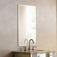 Frameless Rectangular 20" x 30" Beveled Wall Mirror