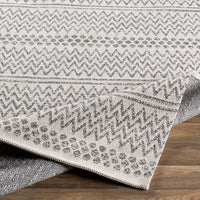 Moroccan Chevron Machine Washable Area Soft Rug