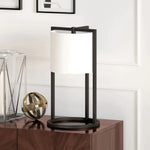 Carson Carrington Asymmetric Blackened Bronze Table Lamp