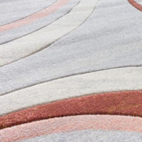 Abstract Modern Grey Soft Area Rug