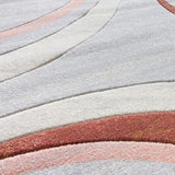 Abstract Modern Grey Soft Area Rug