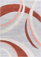Abstract Modern Grey Soft Area Rug