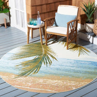 Barbados Egzona Tropical Indoor/ Outdoor Patio Backyard Soft Rug