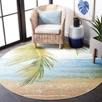 Barbados Egzona Tropical Indoor/ Outdoor Patio Backyard Soft Rug