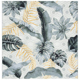 Barbados Finchen Tropical Indoor/ Outdoor Patio Backyard Soft Rug