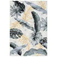 Barbados Finchen Tropical Indoor/ Outdoor Patio Backyard Soft Rug