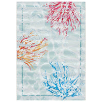 Barbados Ginta Tropical Indoor/ Outdoor Patio Backyard Soft Rug