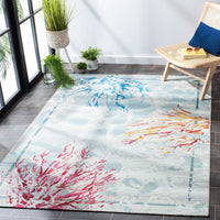 Barbados Ginta Tropical Indoor/ Outdoor Patio Backyard Soft Rug