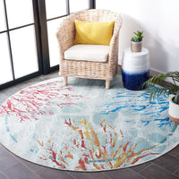 Barbados Ginta Tropical Indoor/ Outdoor Patio Backyard Soft Rug