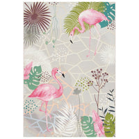 Barbados Vivianne Tropical Indoor/ Outdoor Patio Backyard Soft Rug